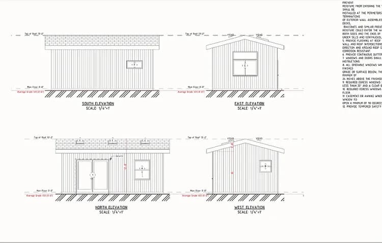 compact one-bedroom backyard cottage