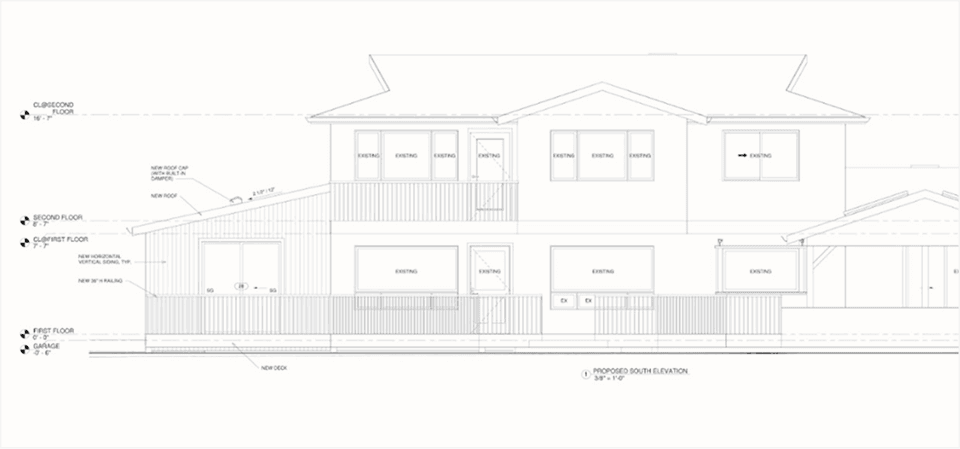 master suite & deck addition